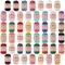 Cotton Select Bonbon Yarn - Variety Pack - 10 pieces x1 0g Mini Ball